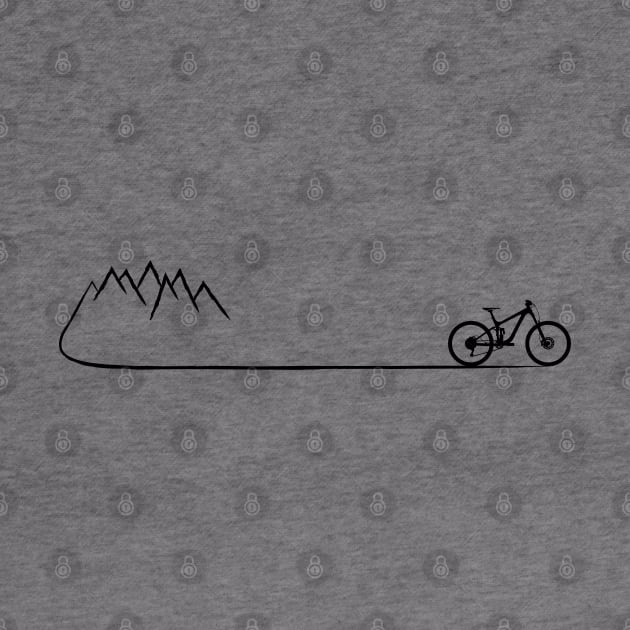 cycling mountain bike mountain biking cyclist MTB Downhill gift by TheOutdoorPeople